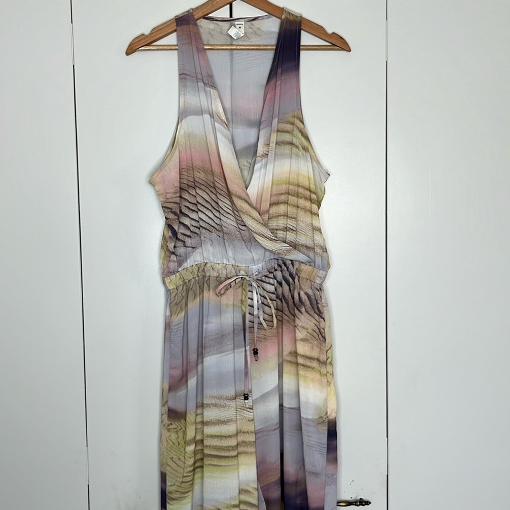 Apaña Sheer Pattern Tank Jumpsuit TX